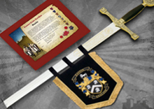 Banner Set With Premium Sword